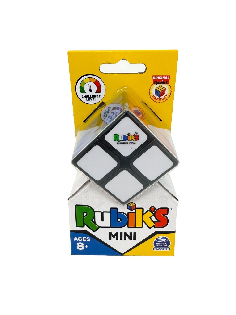 Official Rubik's Mini Cube by Spin Master Games 2x2Small Rubiks, NEW, NIP